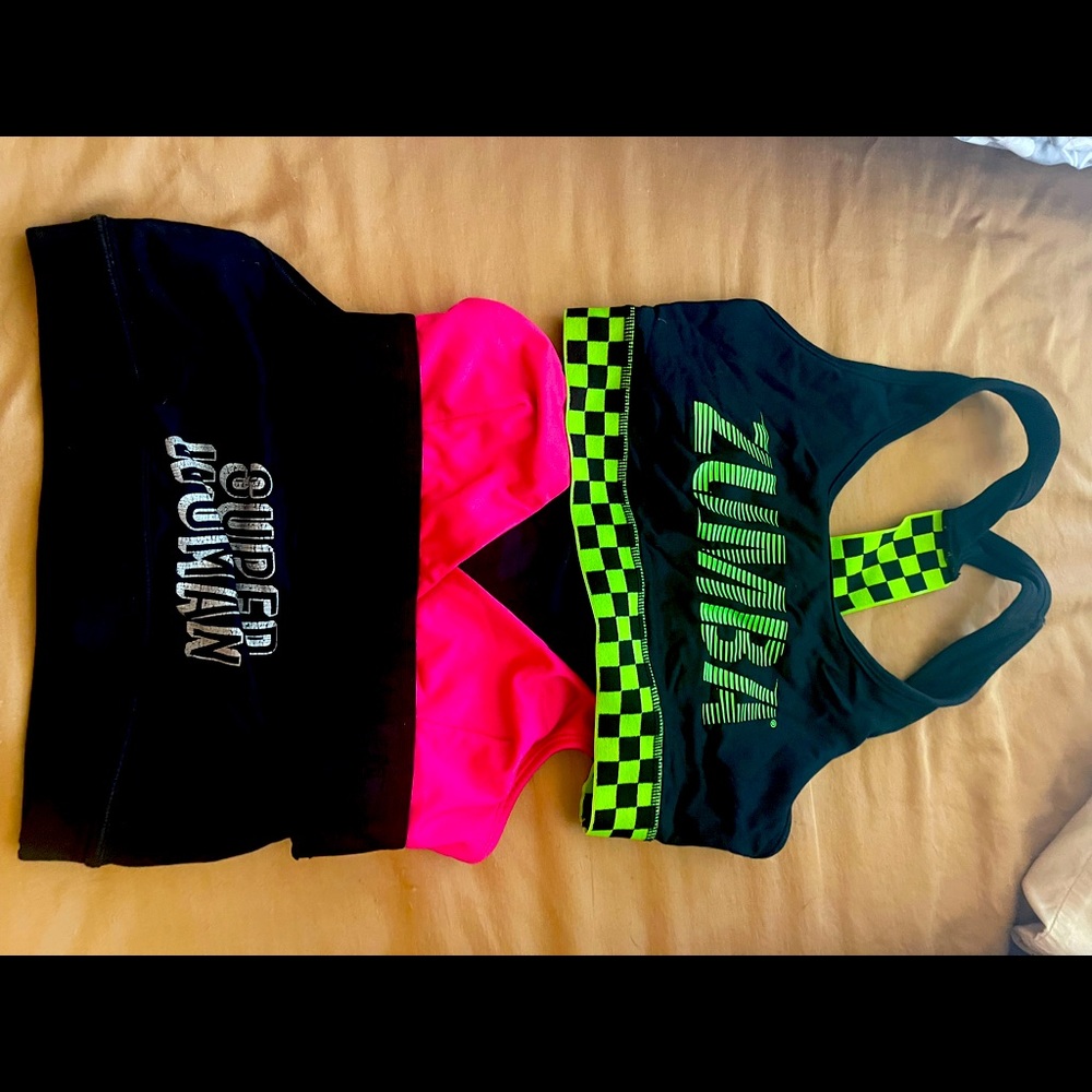 3 sports bras